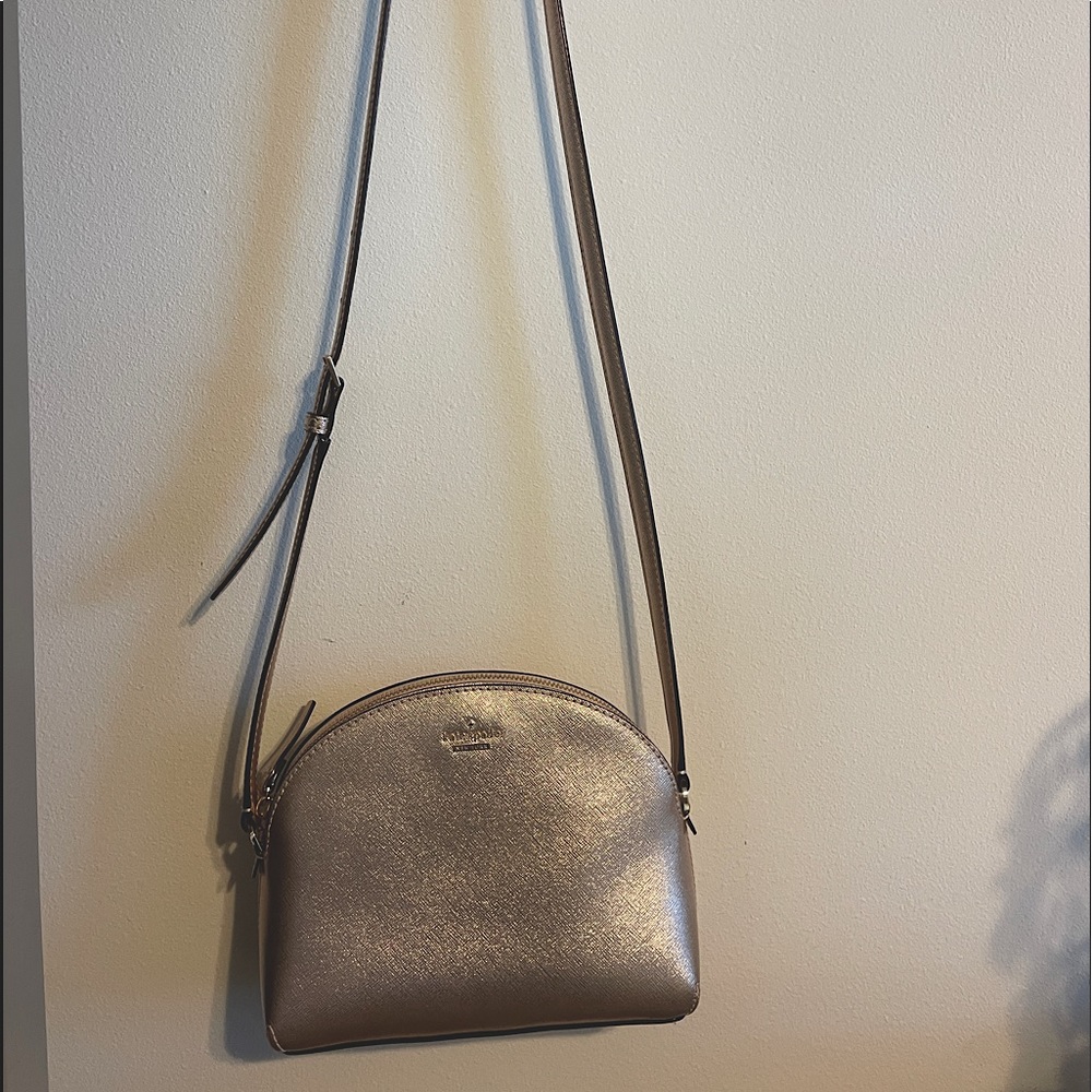 Kate Spade Rose Gold Metallic Crossbody